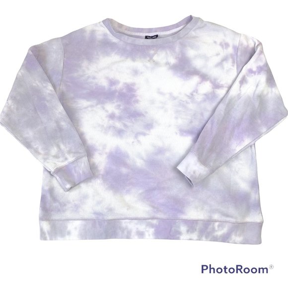Splendid Tops - Splendid tie dye cloud waffle-knit shirt